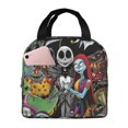 thumbnail image 1 of Nightmare Before Christmas Lunch Bag/Lunch Box/Double Sided Pattern Design Lunch Tote Bag/Picnic Bag Insulation Refrigerated Travel Storage Bag, 1 of 3
