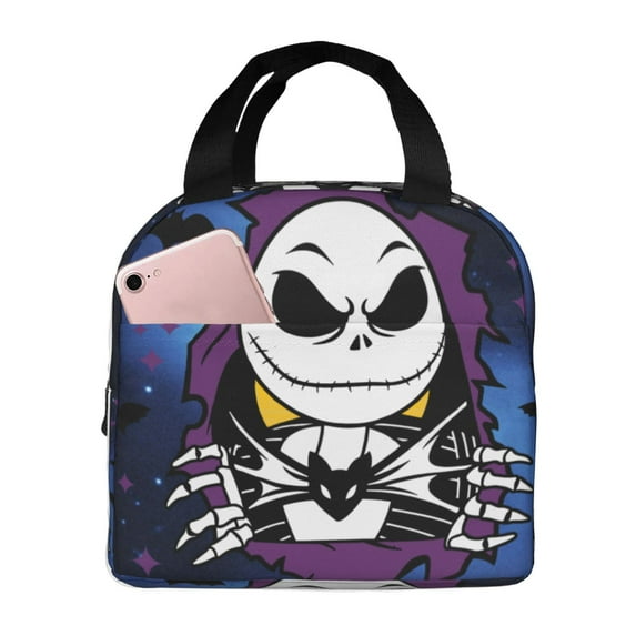 Nightmare Before Christmas Lunch Bag/Lunch Box/Double Sided Pattern Design Lunch Tote Bag/Picnic Bag Insulation Refrigerated Travel Storage Bag