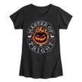 thumbnail image 1 of The Nightmare Before Christmas - Master Of Fright - Toddler And Youth Girls Short Sleeve Graphic T-Shirt, 1 of 5