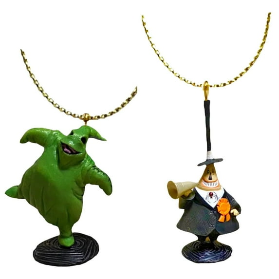Nightmare Before Christmas Mayor & Oogie Boogie Ornament Figure Figurine Pvc 3” New