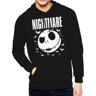 Nightmare Before Christmas, Men's Apparel Graphic Hoodie Sweatshirt, Nightmare Rose, Sizes S-3XL