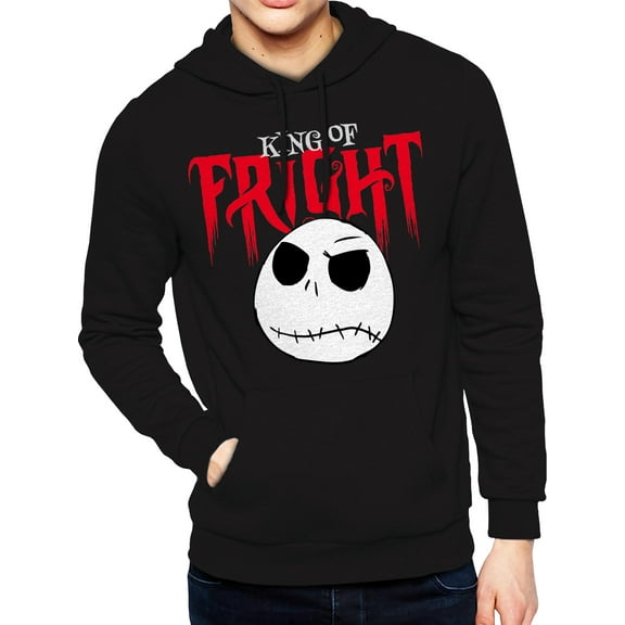 Nightmare Before Christmas, Men's Apparel Graphic, King Of Fright Hoodie, Sizes S-3XL