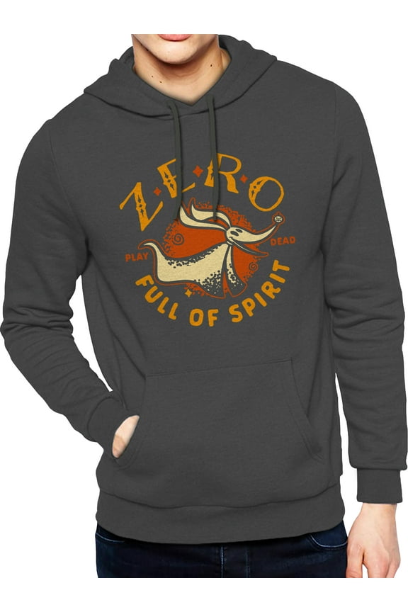 Nightmare Before Christmas, Men's Apparel Graphic, Zero Full Of Spirit Hoodie, Sizes S-3XL