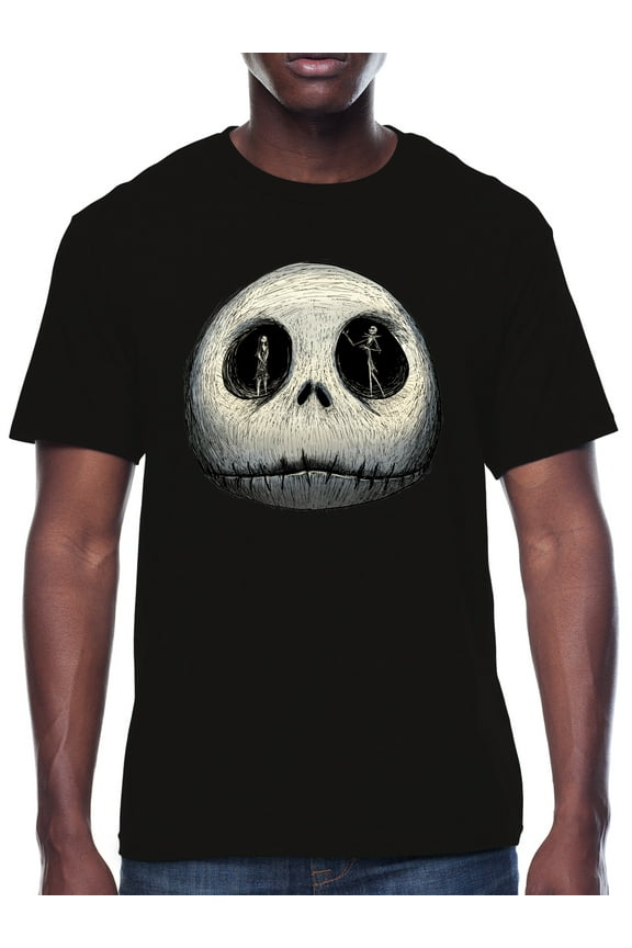 Nightmare Before Christmas, Men's & Big Men's Graphic Crew Neck Tee, Jack Sally Eyes, Sizes S-3XL