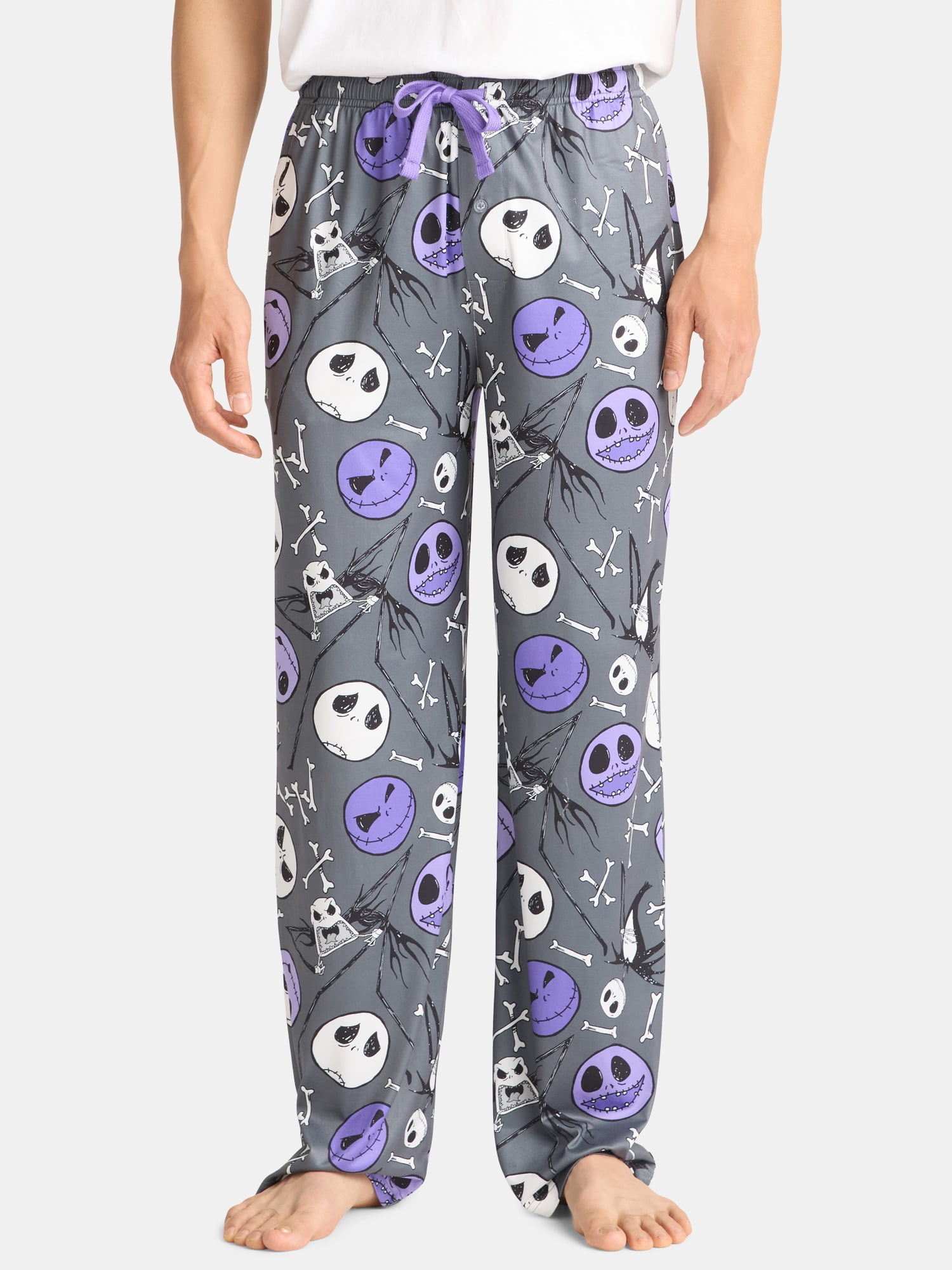 Nightmare Before Christmas Men's & Big Men's Jack Skulls Graphic