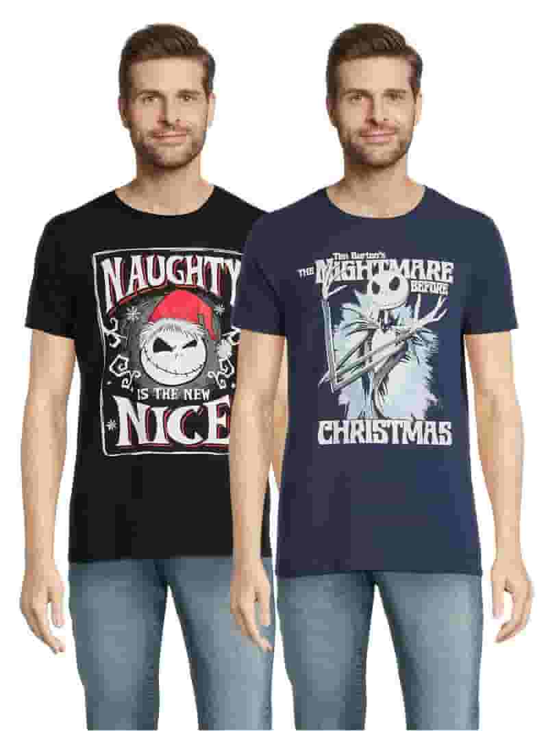 Nice Or Naughty Nightmare Before Xmas Scary Gift T-Shirt Nice Or Naughty Nightmare Before Xmas Scary Gift T-Shirt