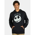 thumbnail image 1 of Nightmare Before Christmas Men's & Big Men's Jack Emboss Graphic Hoodie, Sizes XS-3XL, 1 of 5
