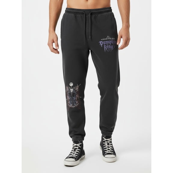Nightmare Before Christmas Men's & Big Men's Jogger Pant, Sizes XS-3XL
