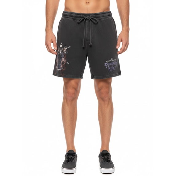 Nightmare Before Christmas Men's & Big Men's Jogger Shorts, Sizes XS-3XL