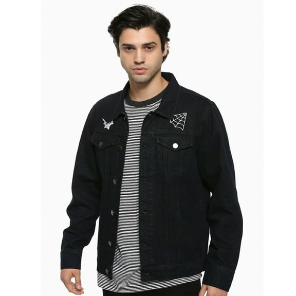 Nightmare Before Christmas Men's Black Demin Jacket - XL