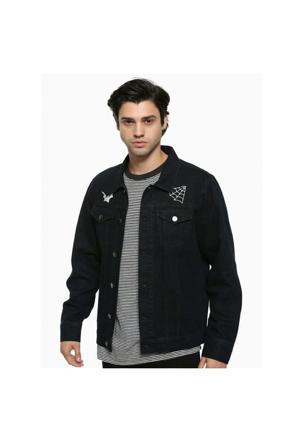 Nightmare Before Christmas Men's Black Demin Jacket - XL