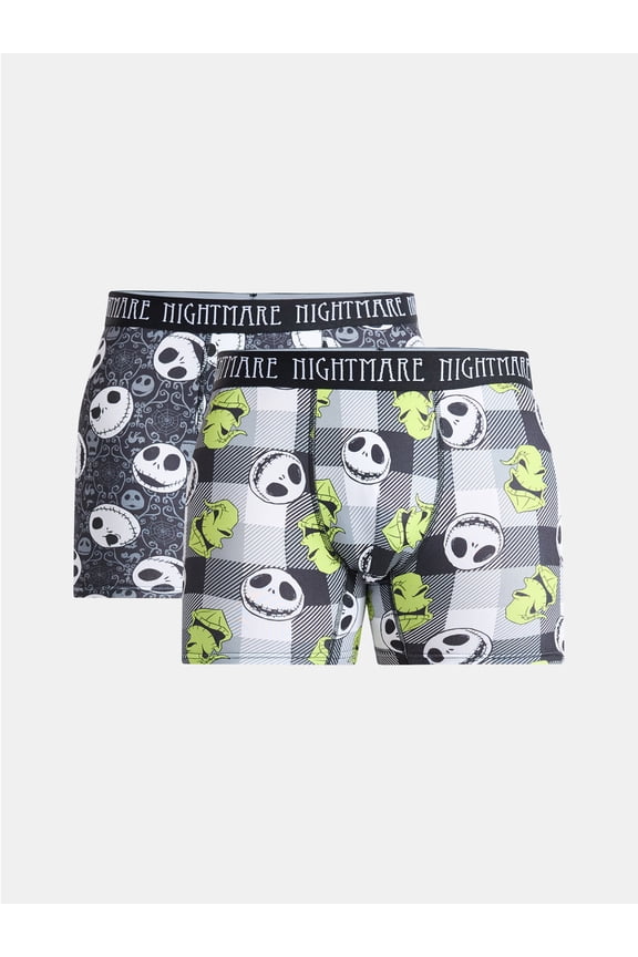 The Nightmare Before Christmas Men's Boxer Briefs, 2-Pack, Sizes S-XL
