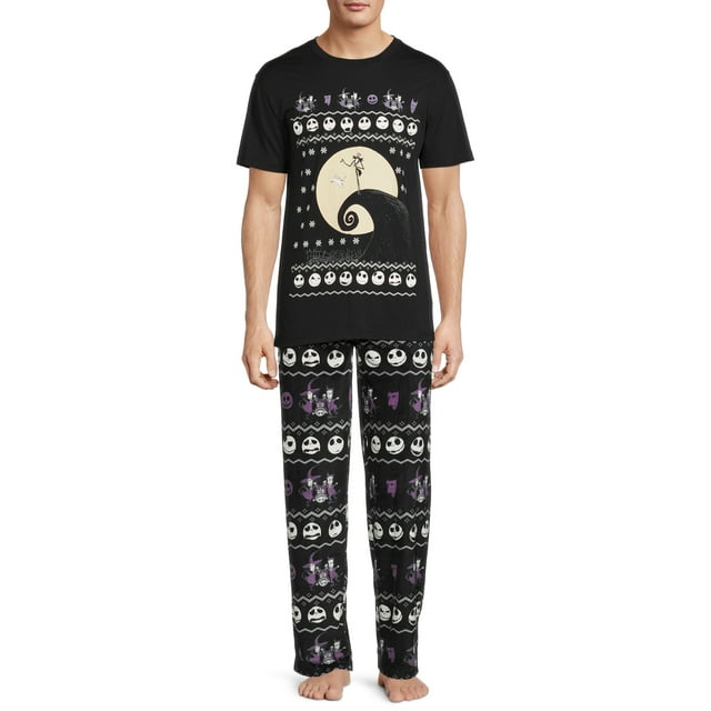 Nightmare Before Christmas Men's Classic Nightmare Sleepwear Set, 2