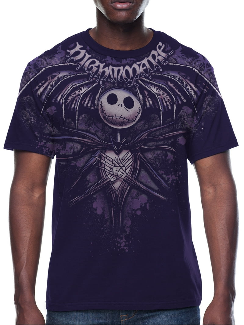 Nightmare Before Christmas, Men's Graphic Short Sleeve Tee, Sizes