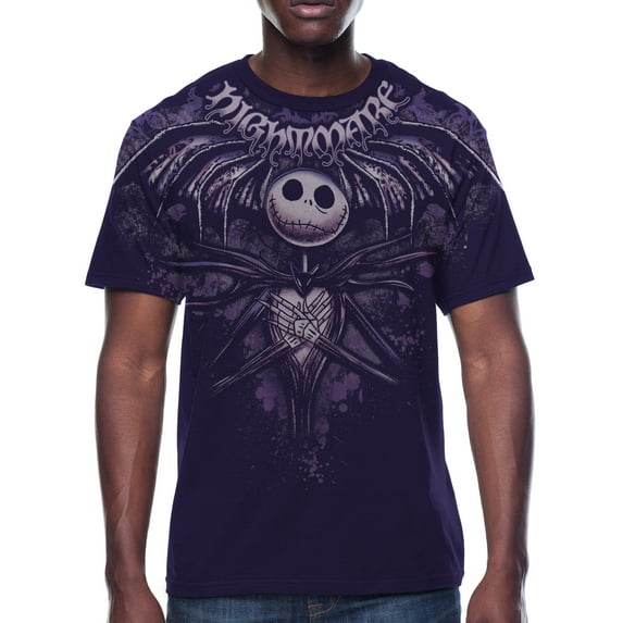 Nightmare Before Christmas, Men's Graphic Short Sleeve Tee, Sizes XS-3XL