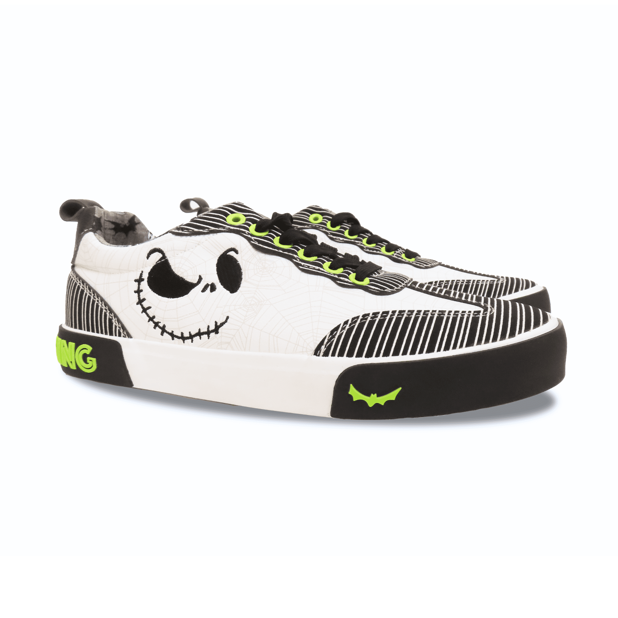 Ground Up Men's Nightmare Before Christmas Low Top Sneakers Jack
