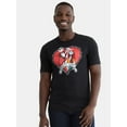 thumbnail image 1 of Nightmare Before Christmas Men's Valentine's Day Graphic Print Tee, Sizes XS-3XL, 1 of 5