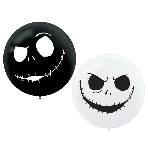 Nightmare Before Christmas Movie Jack Halloween Party Decoration Latex Balloons