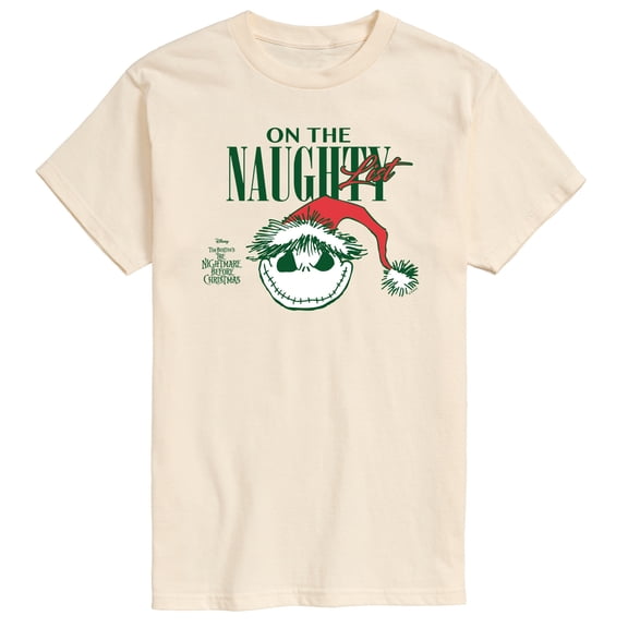 Nightmare Before Christmas - Naughty List Jack - Men's Short Sleeve Graphic T-Shirt