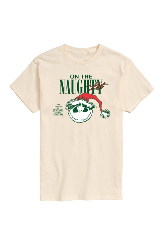 Nightmare Before Christmas - Naughty List Jack - Men's Short Sleeve Graphic T-Shirt