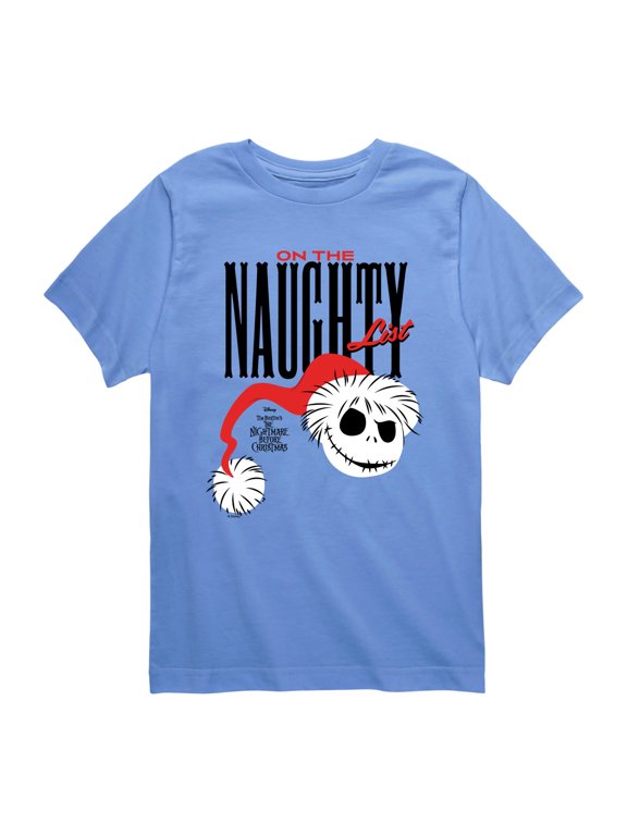 Nightmare Before Christmas - Naughty List Jack - Youth Boys Short Sleeve Graphic T-Shirt
