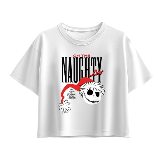 Nightmare Before Christmas - Naughty List Jack - Youth Girls Boxy T-Shirt