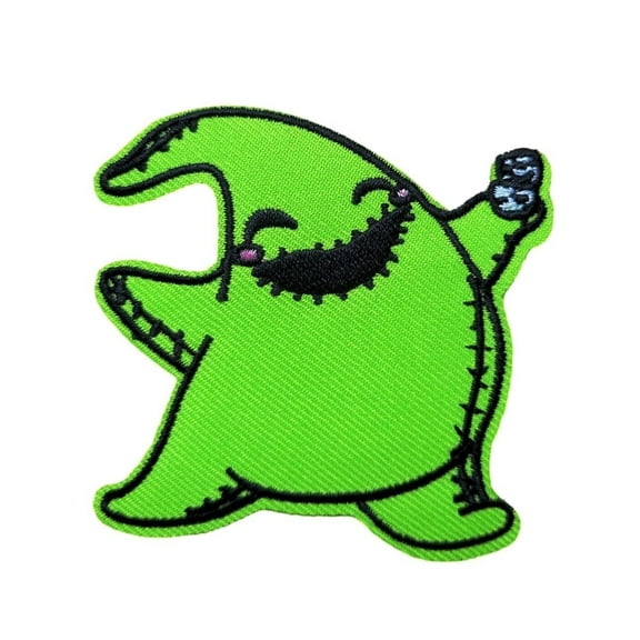 Nightmare Before Christmas Oogie Boogie 2.75" Tall Embroidered Iron On Patch