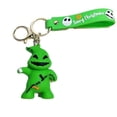 thumbnail image 1 of Nightmare Before Christmas Oogie Boogie Rubber 3D Charm Keychain Keyring, 1 of 1