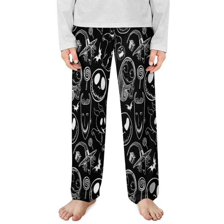 Nightmare Before Christmas Pajama Pants Long Sleep Pants Lounge Bottoms with Pockets for Boys Girls Walmart