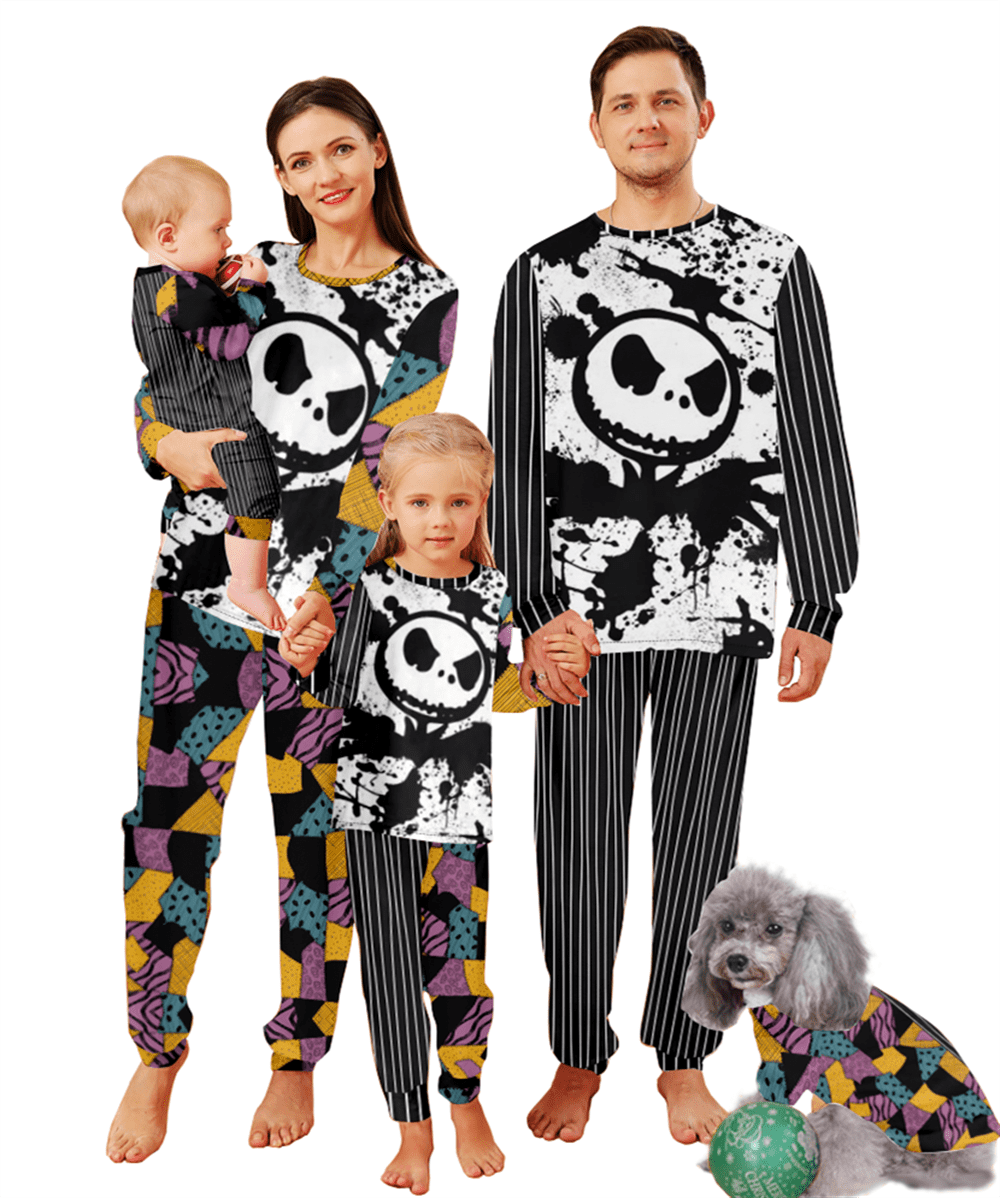 Nightmare Before Christmas Pajamas,Jack Sally Nightmare Before