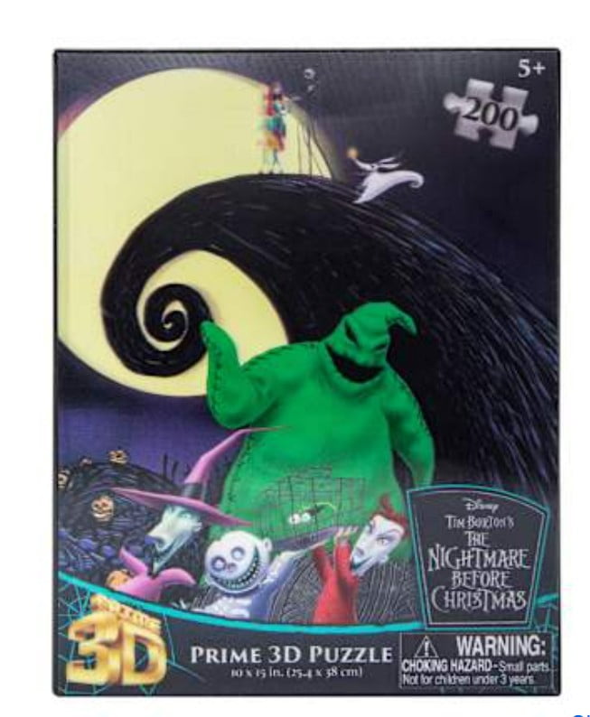 Nightmare Before Christmas Prime 3D Puzzle 200 Pieces - Walmart.com