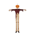thumbnail image 1 of Nightmare Before Christmas Pumpkin King Mini Poseable Hanging Halloween Decoration, 1 of 2