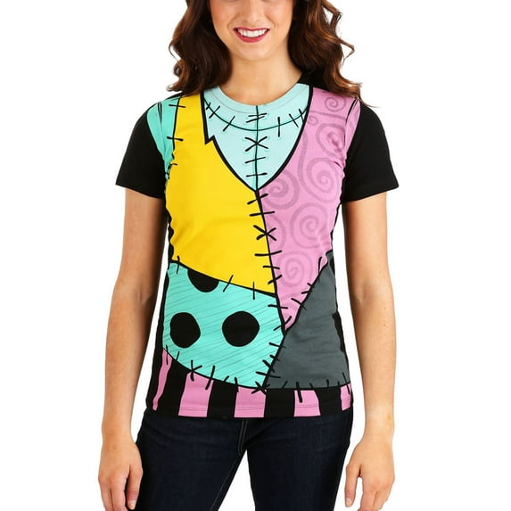 Nightmare Before Christmas Sally Costume Junior Women's T-Shirt
