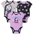 thumbnail image 1 of Nightmare Before Christmas Sally Girls 3 Pack Character Onesie, Newborn, 1 of 7