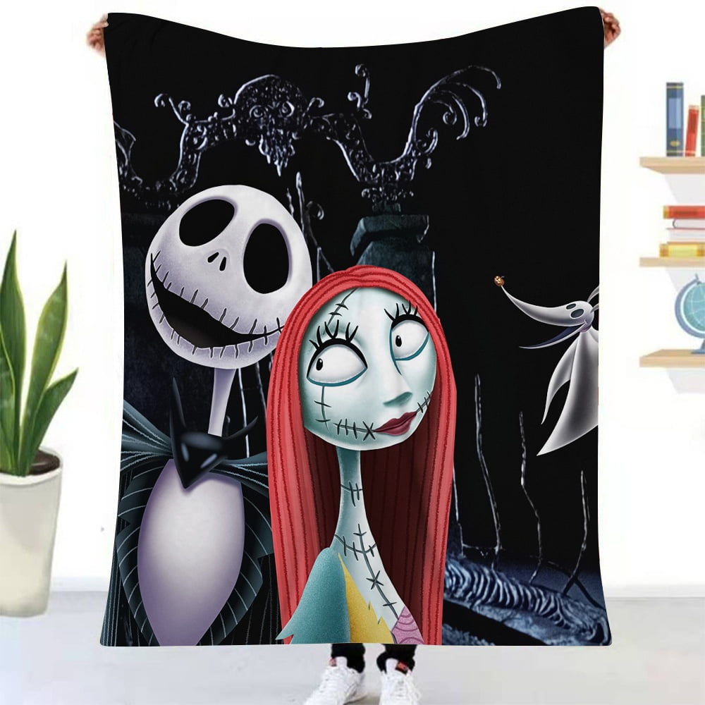 Nightmare Before Christmas Sally Jack Skellington Blankets&Throws