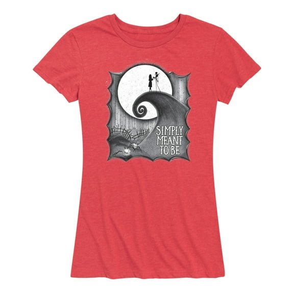 The Nightmare Before Christmas - Simply Meant To Be - Women's Short Sleeve Graphic T-Shirt