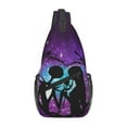 thumbnail image 1 of Nightmare Before Christmas Sling Bag Crossbody Travel Hiking Chest Backpack Shoulder Daypack For Women Men, 1 of 6