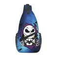 thumbnail image 1 of Nightmare Before Christmas Sling Bag Crossbody Travel Hiking Chest Backpack Shoulder Daypack For Women Men, 1 of 5