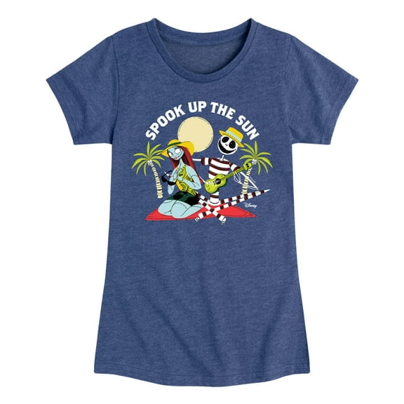 Nightmare Before Christmas - Spook Up The Sun - Summertime - Toddler And Youth Girls Short Sleeve Graphic T-Shirt