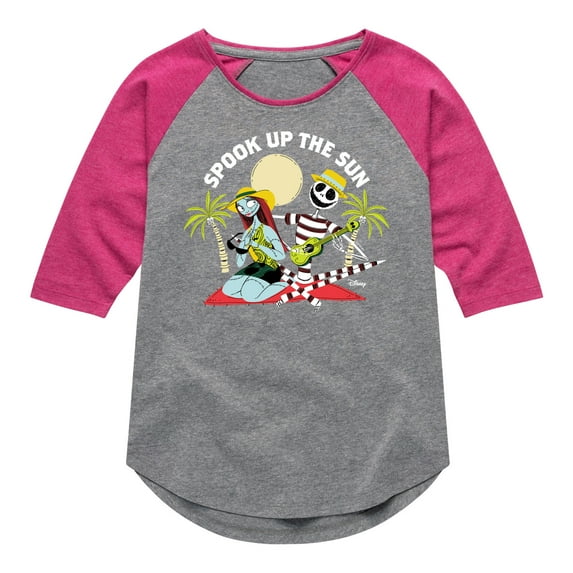 Nightmare Before Christmas - Spook Up The Sun - Summertime - Toddler And Youth Long Sleeve Graphic T-Shirt