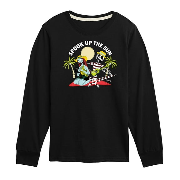 Nightmare Before Christmas - Spook Up The Sun - Summertime - Toddler And Youth Long Sleeve Graphic T-Shirt