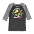 thumbnail image 1 of Nightmare Before Christmas - Spook Up The Sun - Summertime - Toddler And Youth Raglan Graphic T-Shirt, 1 of 6