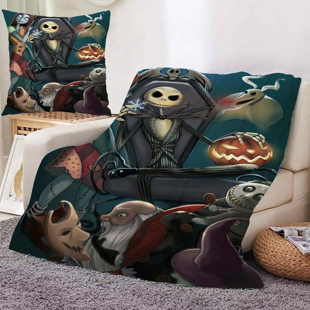 Nightmare Before Christmas ThrowThrow Blanket Fleece For Bed Blanket