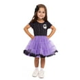 thumbnail image 1 of The Nightmare Before Christmas Toddler Girls Graphic Tutu Dress with Short Sleeves, Sizes 12M-5T, 1 of 8