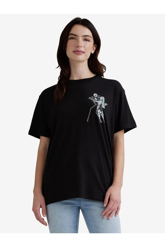 Nightmare Before Christmas Women’s Graphic Tee, Sizes XXS-XXL