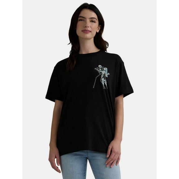 Nightmare Before Christmas Women’s Graphic Tee, Sizes XXS-XXL