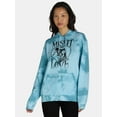 thumbnail image 1 of Nightmare Before Christmas Women's Halloween Graphic Hoodie with Long Sleeves, Sizes XXS-XXL, 1 of 6