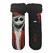 Nightmare Before Christmas Women’s Holiday Slipper Socks, 1-Pack, Size 4-10
