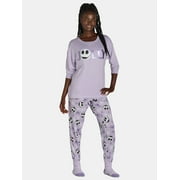 Disney Women's Stitch Lounge Top and Pants with Socks Set, 3-Piece, Sizes XS-3X