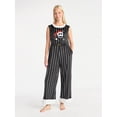 thumbnail image 1 of The Nightmare Before Christmas Women's Pinstripe Jumpsuit, Sizes XXS-XXL, 1 of 4